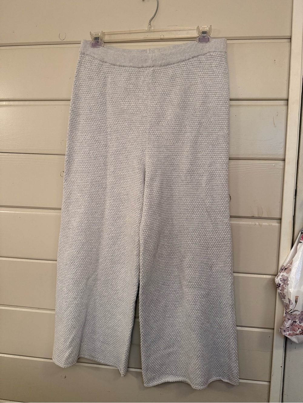 NWOT. Free People beach waffle Wide-Leg Knit Pants